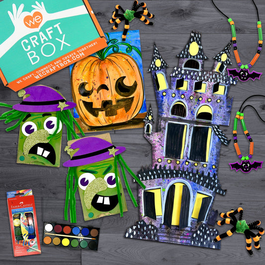 Happy Halloween Craft Box – Spooky & Fun DIY Kids Halloween Crafts (Ages 3-9)