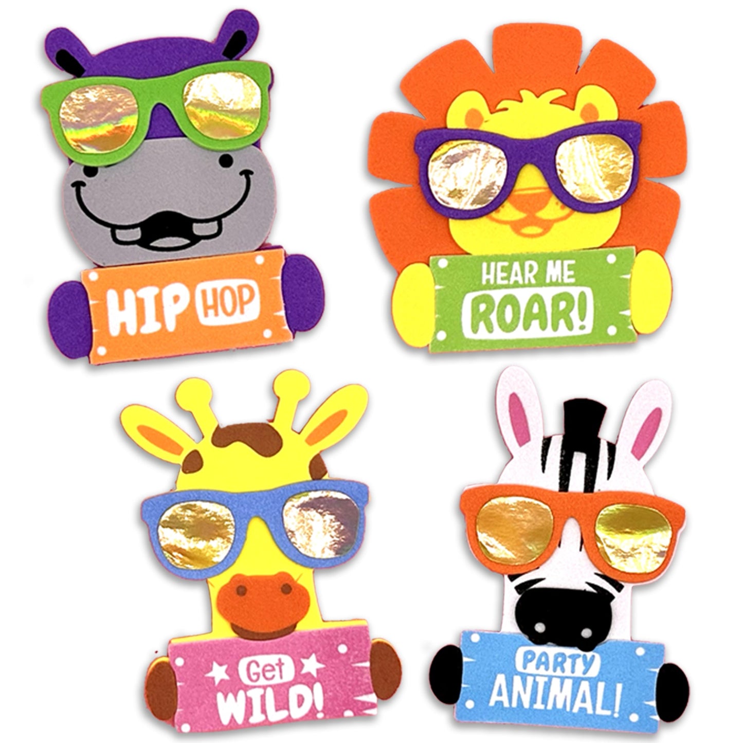 Wild Kingdom Kids Craft Kit – Fun Animal Crafts (Ages 3-9)