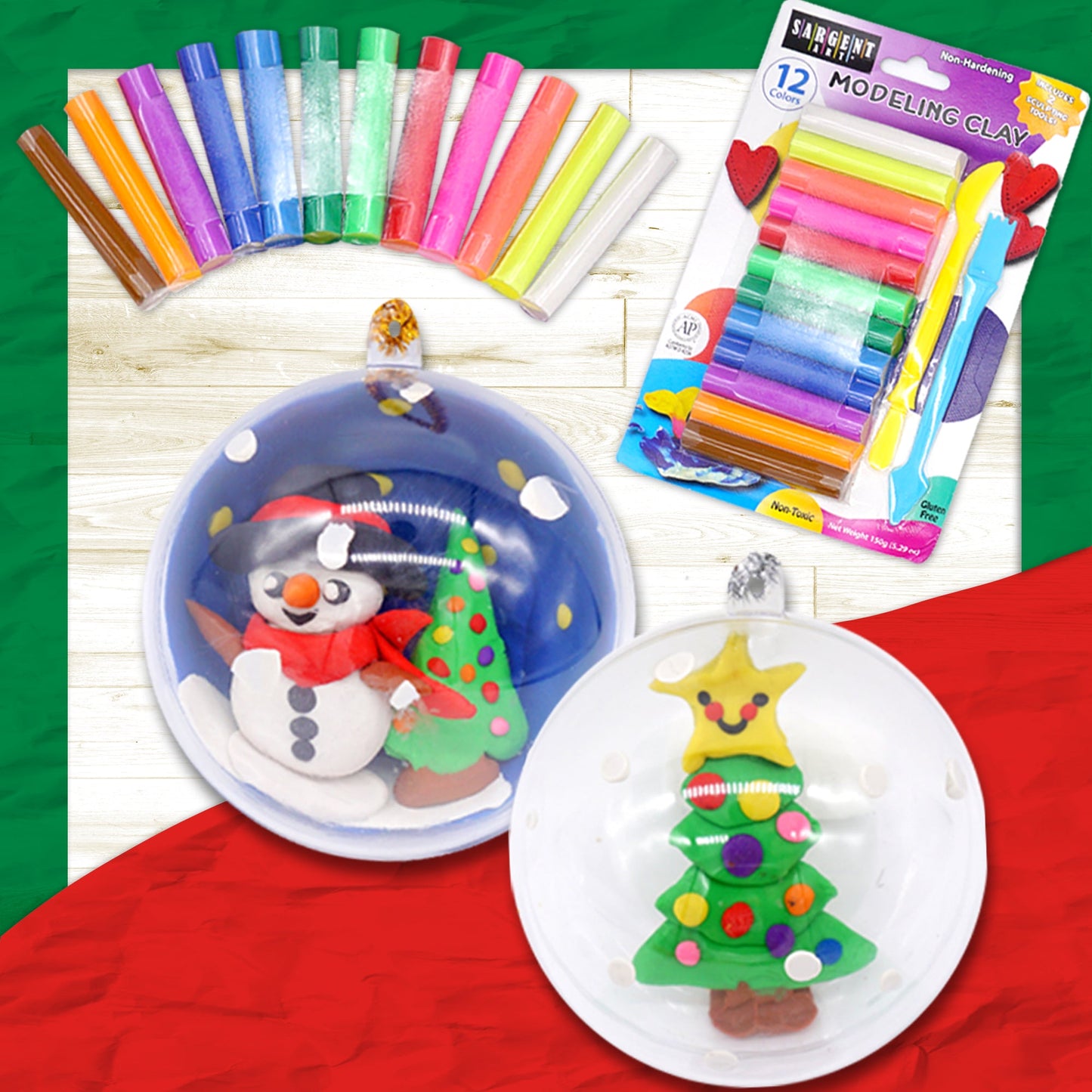 Kid's Holiday Craft Kit: Christmas Time is Here! (Ages 3-9)