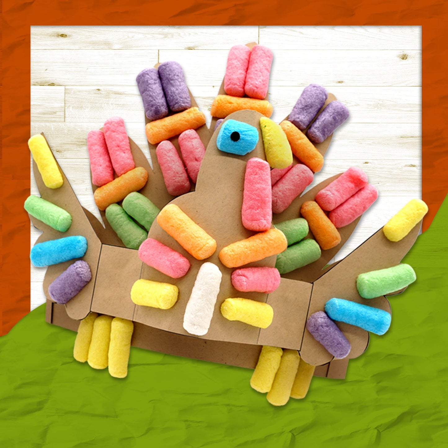 The Thankful Turkey Thanksgiving Craft Kit (Ages 3-9)