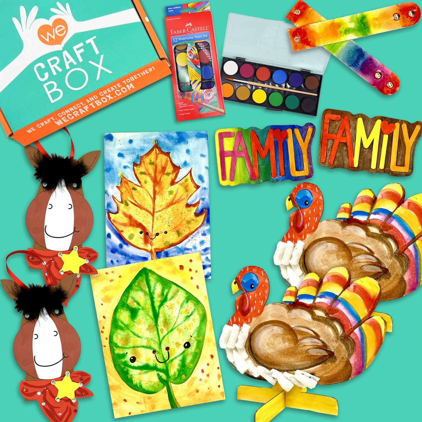 Fall Farm Friends Thanksgiving Craft Kit – Kids’ Fall Arts & Crafts (Ages 3-9)