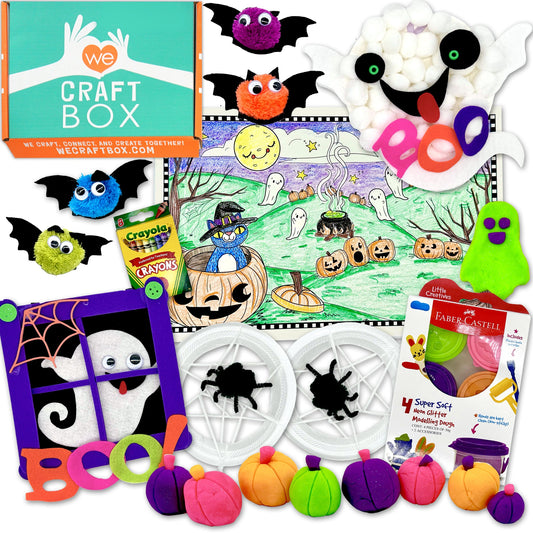 Ghost’s Halloween Craft Kit – Spooky & Fun Kids’ Halloween Crafts (Ages 3-9)