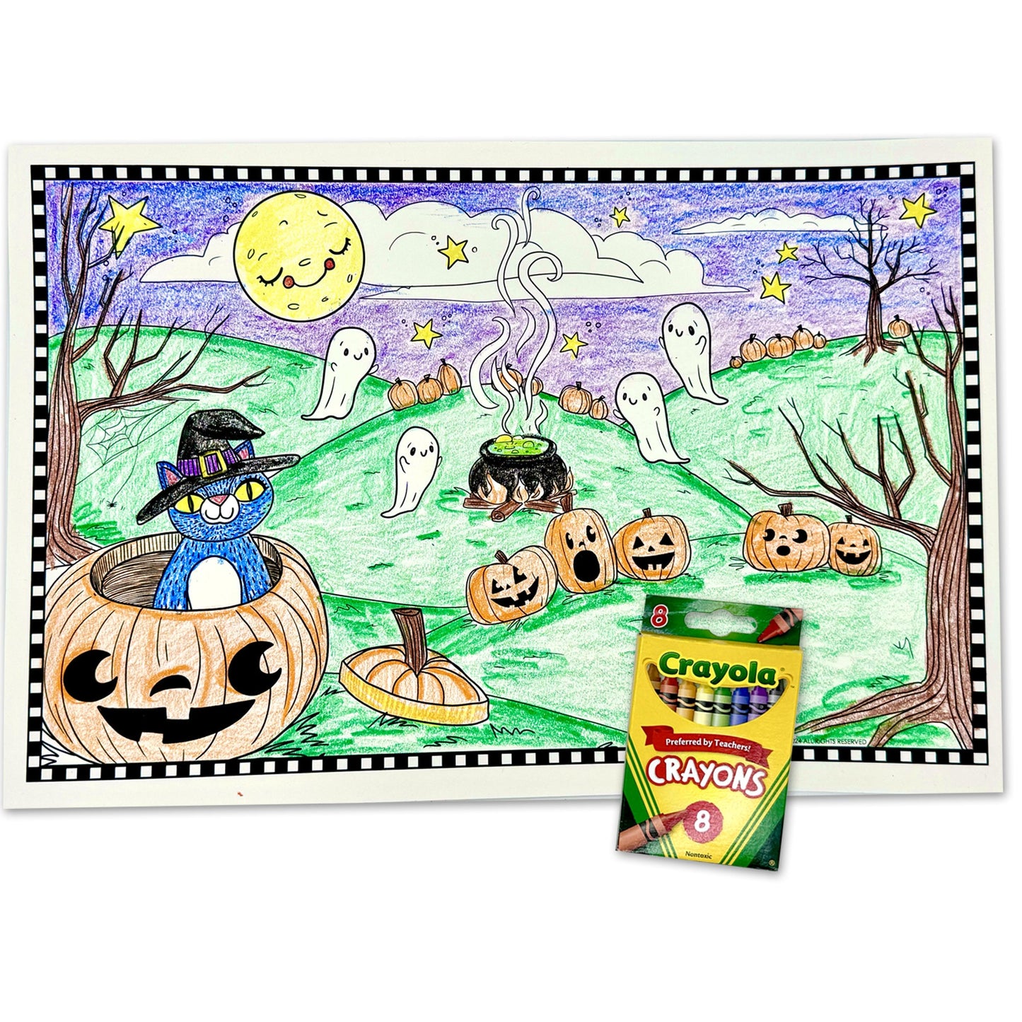 Ghost’s Halloween Craft Kit – Spooky & Fun Kids’ Halloween Crafts (Ages 3-9)