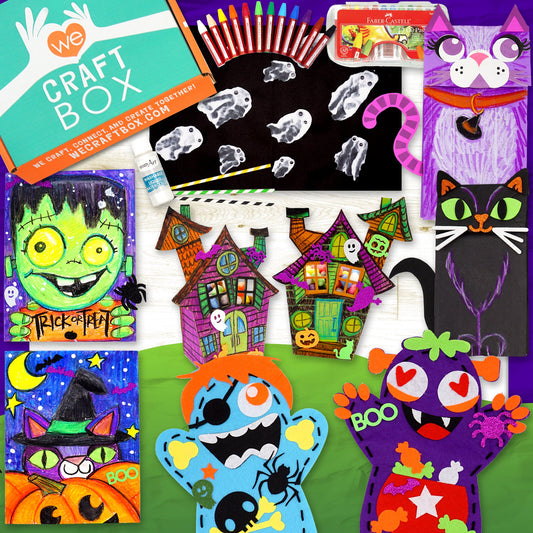 Halloween Hijinx Kids Craft Box – Spooky & Fun DIY Halloween Crafts for Kids (Ages 3-9)