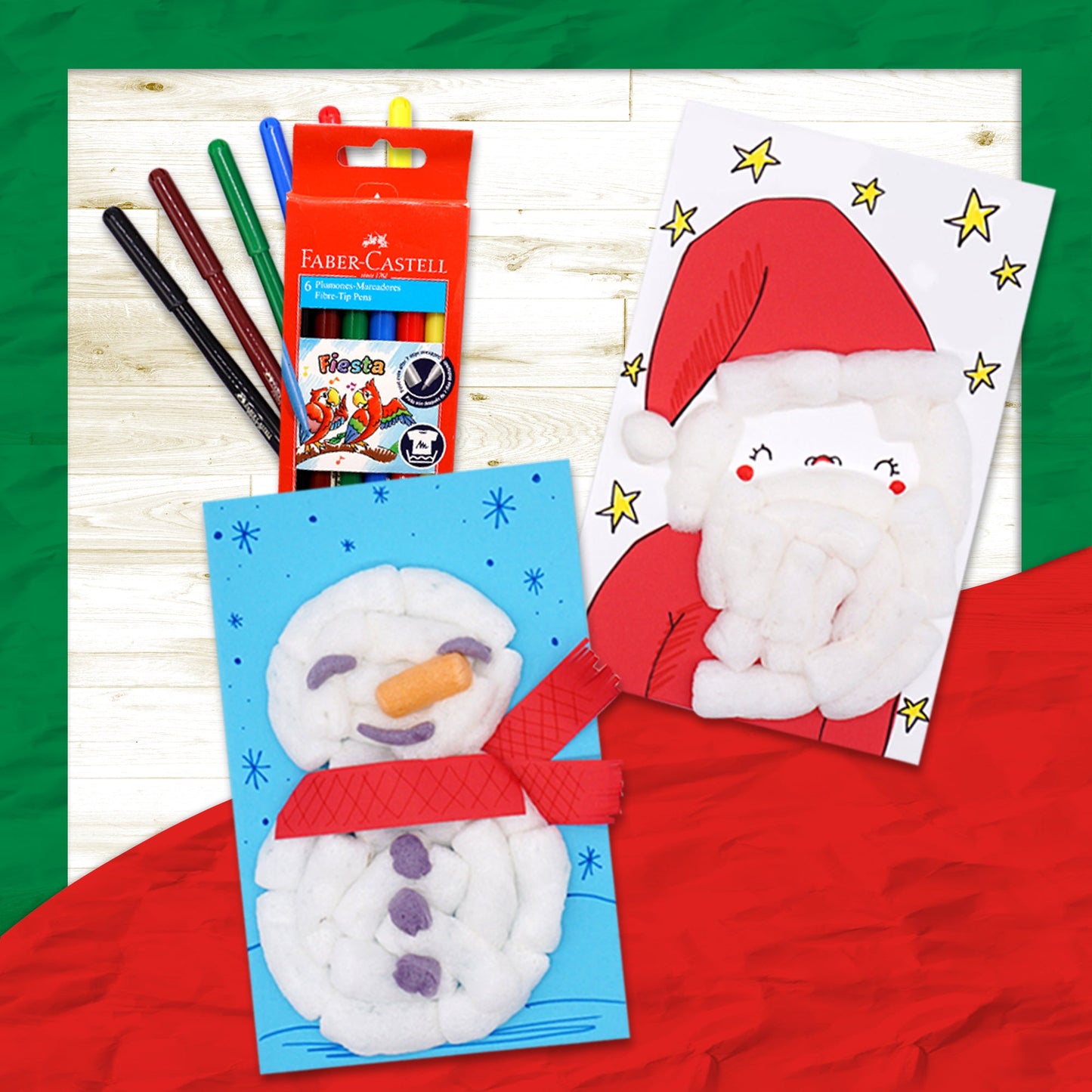 Kid's Holiday Craft Kit: Christmas Time is Here! (Ages 3-9)