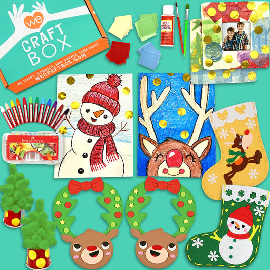 Kid's Christmas Craft Kit: A NO SNOW Christmas! (Ages 3-9)