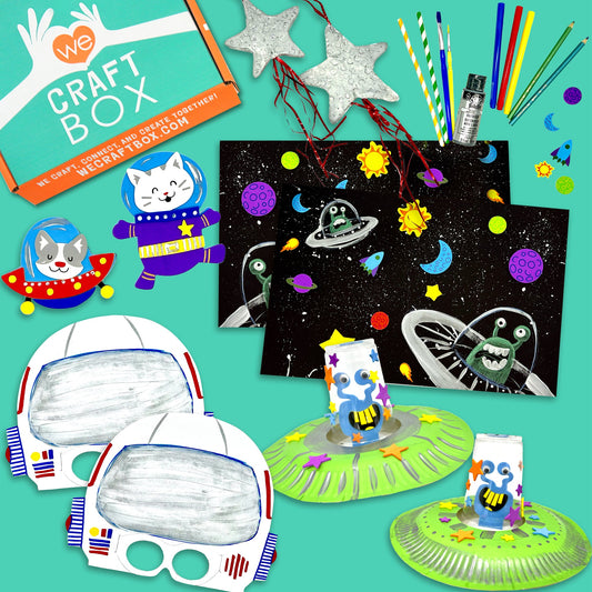 Pets in Space Craft Kit – Outer Space Fun for Kids (Ages 3-9)