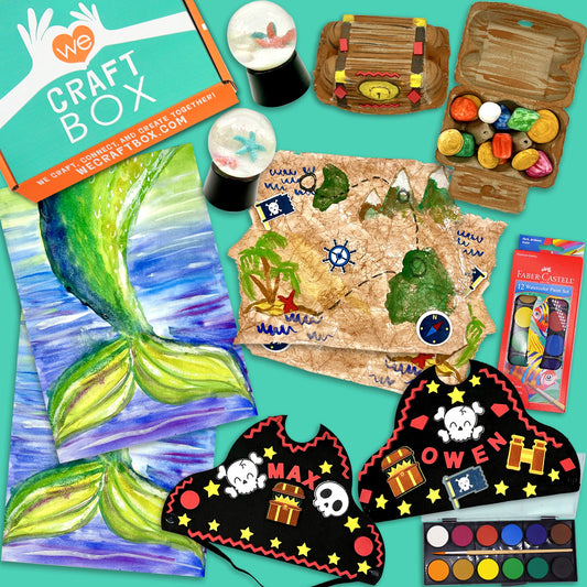 Pirates' Ocean Adventure Craft Kit – Swashbuckling Fun for Kids (Ages 3-9)