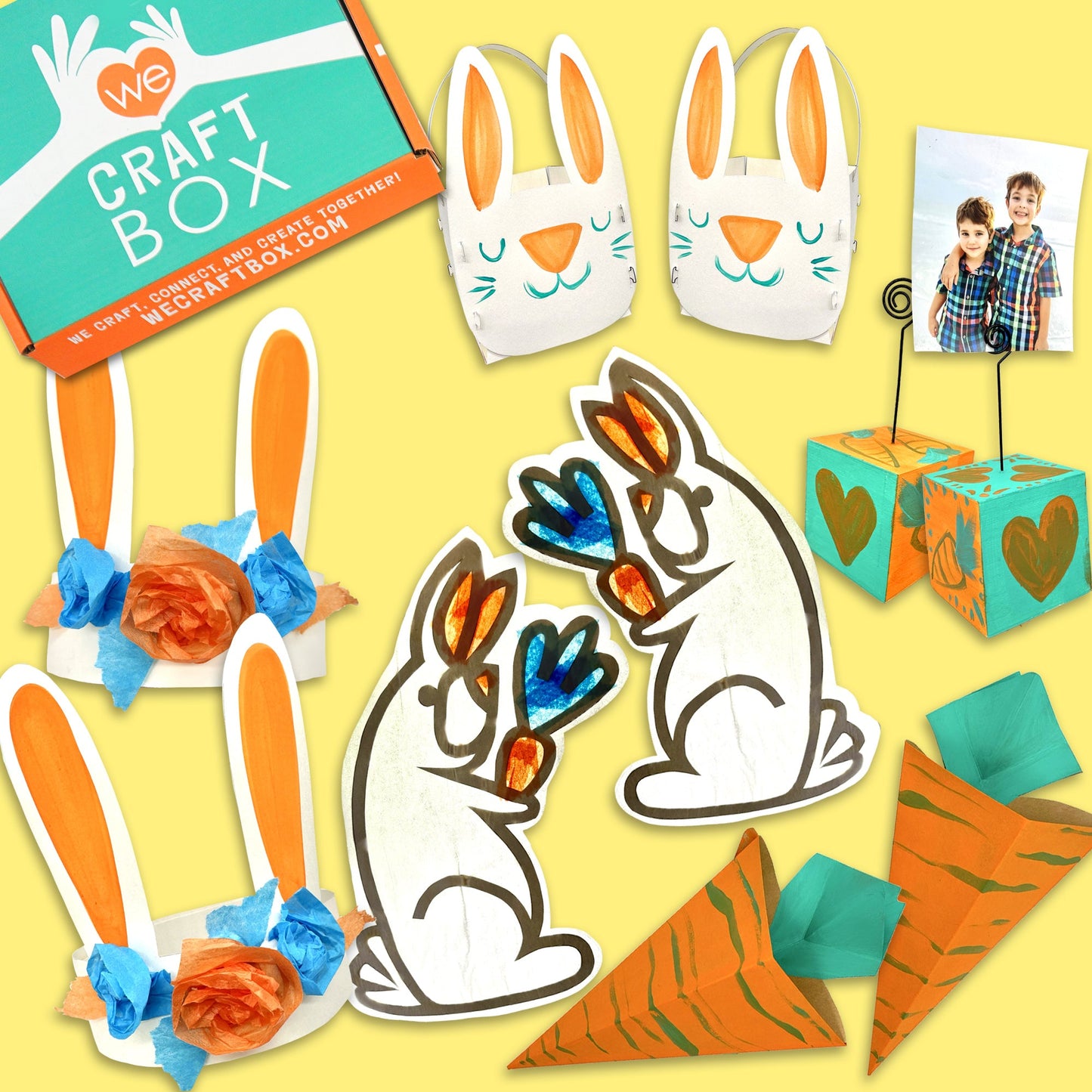 Rabbit’s Big Day – Spring-Themed Kids’ Craft Kit (Ages 3-9)